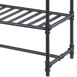 Mankato Oak and Sandy Black Sofa Table B062P186450
