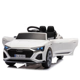 ZUN 12V Kids Ride On Electric Car w/Parents Remote Control,Licensed Audi SQ8 for Kids,Dual W1578P213380