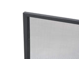 Regina 1-Panel Iron Fireplace Screen 38" x 30", Black Finish N775P386918B