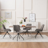 ZUN Dining Room Chairs, Kitchen Chairs, Upholstered Chairs, Living Room Chairs, Armrest, metal Legs, Set W1361P262491