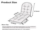 Outdoor Adirondack Chair Cushions 44x19x4 inch Waterproof Rocking Chair Cushion with 17x19 Ottoman 33697739