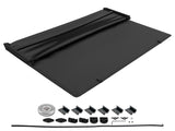 4-Fold Soft Tonneau Cover fit for Nissan Titan 04-15 6.5FT Vinyl With LED Lamp 34447916