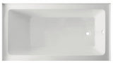 60" x 32" Alcove Bathtub Acrylic Soaking Tub with Integral Apron, Right Drain, Three-Wall T5923P492685