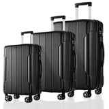 Luggage Sets 3 Piece, Expandable Hard shell ABS Suitcases Double Spinner, Travel luggage Set N730P296765B