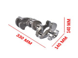 Crankshaft Replacement for Ford Focus 2015-2018, Fiesta 2014-2017, EcoSport 2018-2019 1.0L 64749507