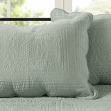 6 Piece Reversible Scalloped Edge Daybed Cover Set Seafoam Daybed B03597554