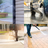 3000PSI Horizontal High-Pressure Washer, 3/4" Commercial Grade with Aluminum Swash Plate Pump 56621879