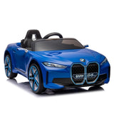ZUN Licensed BMW I4,12v Kids ride on car 2.4G W/Parents Remote Control,electric car for kids,Three speed W1396104254
