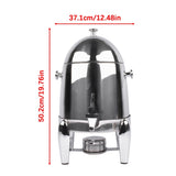 3-Gallon Dispenser, Alcohol Heated Hot and Cold Drink Container with Faucet, Commercial 84177550