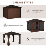 Large Canopy Tent, Sun Shade Shelter, for Parties,Outdoor Events 02719970