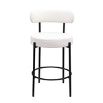 ZUN Woker Furniture Modern Counter Height Stools Set of 2, Uphsoltered 26" Seat Height Barstools with W1567P147206