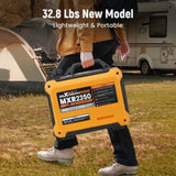 2350W 15kg Portable Gasoline Inverter Generator Eco Quiet For Outdoor Party 92749519