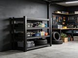 4-Tier Adjustable Storage Rack, Practical Metal Shelving Unit for Home & Office Organization, W1831P601856