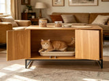 Wooden Cat Box Cabinet 46420518