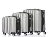 3-in-1 Multifunctional Large Capacity Traveling Storage Suitcase Silver Gray 52264925