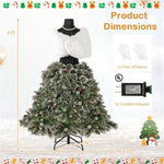 ZUN 5 FT Pre-lit Mannequin Artificial Christmas Tree 59088309