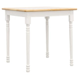 ZUN Natural and White Dining Table B062P145673