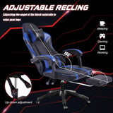 Ergonomic Gaming Chair with Footrest, PU Leather Video Game Chairs for Adults, Reclining Gamer Chair 62305538
