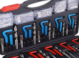 Helicoil Thread Repair Kit 320-Piece SAE and Metric Rethreading Tool Kit 34760886