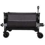 Extra Large 300L Tall Heavy-Duty Folding Wagon Cart with 480lbs Capacity All-Terrain Wheels, Side W2932P289384