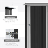 ZUN Metal Outdoor Storage Shed （Prohibited by WalMart） 64407709