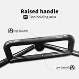 Olympic Hex Bar, Trap Bar 56" Chrome Finish Hex Weight Lifting Bar Deadlift Bar with Two-Handle, for T3060P301868