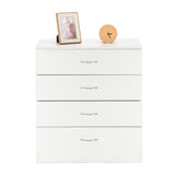 Modern Simple 4-Drawer Dresser White 52846176