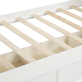 Wood Daybed with Three Drawers ,Twin Size Daybed,No Box Spring Needed ,White 78841102