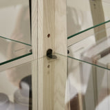 Corner Lighted Curio Cabinet Corner Glass Cabinet Lighted Curio Cabinet Corner Display Case for W2275P194426