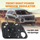 Front Right Passenger Power Window Regulator Fit 2017-21 Kia Sportage 82481D9010 78140391