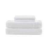 4-Piece Queen Luxury Cotton Sheet Set, White B035P437458