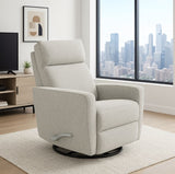 Man Wah Gellar Upholstered Swivel Recliner, Birch B2707P311878