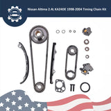 Engine Timing Chain Kit for Nissan Altima Frontier Xterra Sedan 2.4L L4 1998-2004 KA24DE Gas 16 56793762