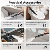 1500W Powerful Steam Cleaner - 3 Bar Pressure 356 Max Temp, 2-Level Adjustable Steam 59653855