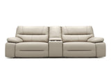 Malibu 79" Modern Power Motion 3-Piece Reclining Loveseat Sofa with Cup Holders, Cream Taupe Beige B2719P269268