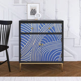 Accent Cabinet with 2 Doors,1Drawer and Adjustable Shelf for Living Hallway, Entryway, Dining W716P197967