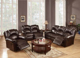 Motion Sofa 1pc Couch Living Room Furniture Brown Bonded Leather HS00F6675-ID-AHD