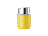 Portable Insulated Cup with Built-in Lipstick Mirror Lipstick Tumbler 160mL yellow 38590702
