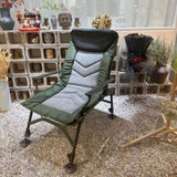 Camping Lounge Chair, Portable Folding Reclining Camping Chair with Adjustable backrest for Indoor W241106336