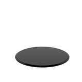 36" Inch Round Tempered Glass Table Top black Glass 1/2" Inch Thick Beveled Polished Edge W241P248361