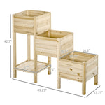 ZUN Wooden Planter、Flower shelf,Wood Planter Box 05605528