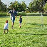 ZUN 8' x 5' Soccer Goal Training Set with Net Buckles Ground Nail Football Sports 12147701