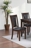Beautiful Dining Room Furniture Walnut / Black 6pcs Set Dining Table 4x Side Chairs Bench Unique B011P291548