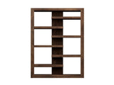 72 inch high 6-shelf Bookcase, No Assembly Required, Whiskey Finish B108P160199