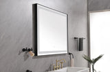 ZUN 48*36 LED Lighted Bathroom Wall Mounted Mirror with High Lumen+Anti-Fog Separately Control W1272114897