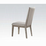 Grey and Grey Oak Padded Side Chair B062P209278