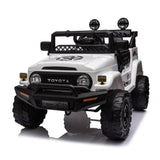 ZUN Licensed TOYOTA FJ Cruiser,12V Kids ride on car 2.4G W/Parents Remote Control,electric car for W1396107514