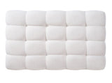 White Boucle Multipurpose Ottoman N769P350122W