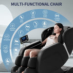 ZUN Full Body Massage Chair, Zero Gravity Mode, Deep Tissue Massage Chair, Foot Massage, 8 Fixed Massage W2561P187959