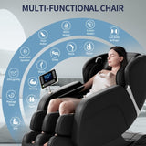 ZUN Full Body Massage Chair, Zero Gravity Mode, Deep Tissue Massage Chair, Foot Massage, 8 Fixed Massage W2561P187959